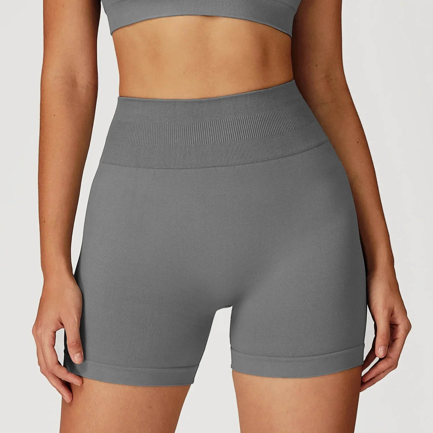Seamless 2 Pieces Yoga Suit Sports Outfits Women Gym Set Women Tracksuit Running Workout Long Sleeve Sports Shirt Yoga Clothing