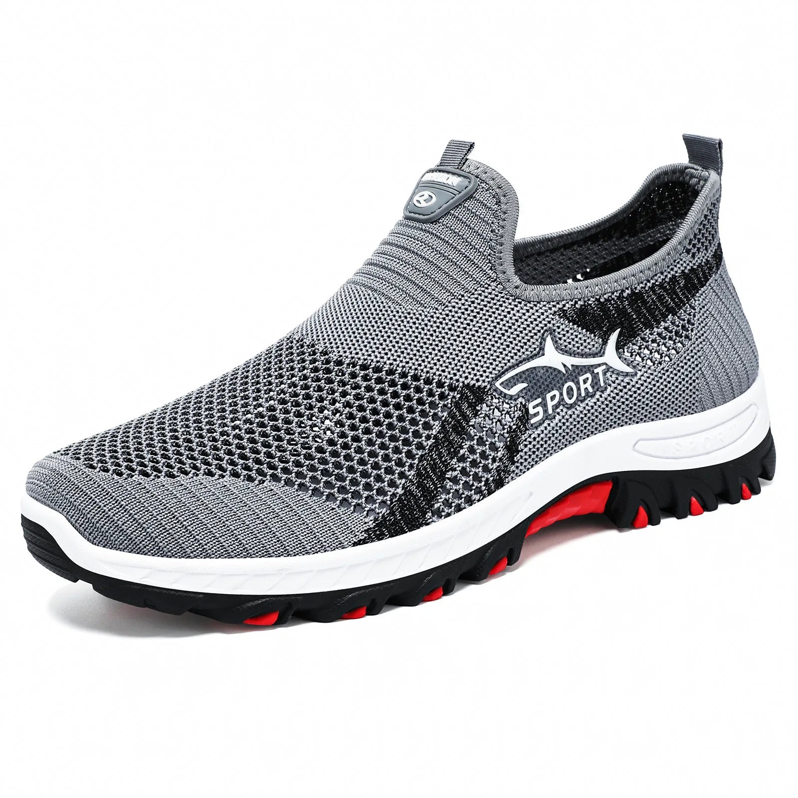 Men's Trendy New Comfortable Mesh Breathable Casual Sports Shoes Soft Soled Running Men's Vulcanized Shoes Zapatos De Hombre