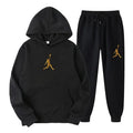 Jordan 2025 Spring/Autumn/Winter Trendy Men Women Hooded Sweatshirt+Pants Two-piece Set Outdoor Basketball Loose Warm Sportswear