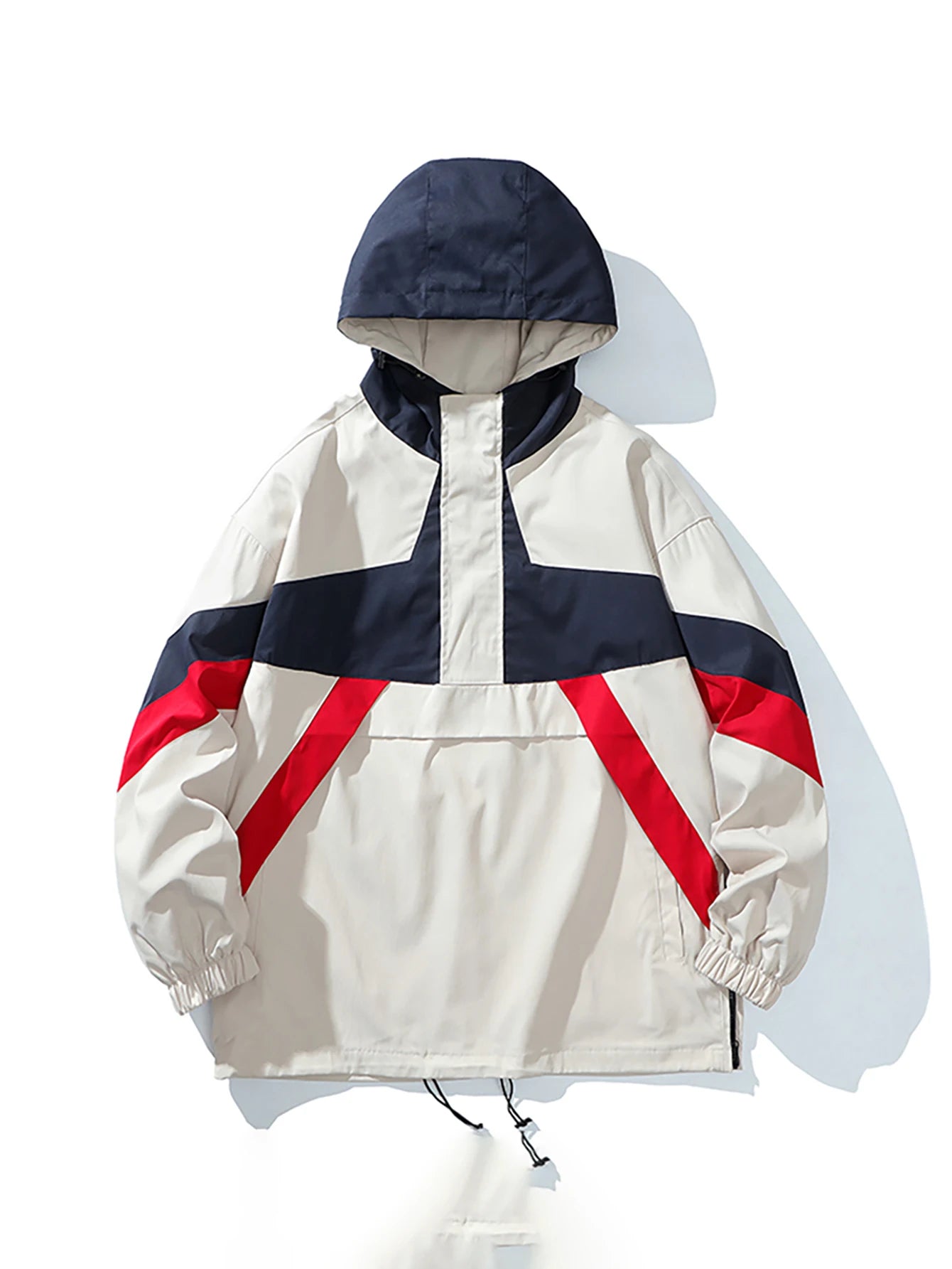Women's Sports Sweatshirt Jacket Hoodie Half-zip Lightweight Hooded Stand Collar Jacket Coat Patchwork Outdoor Hiking Climbing