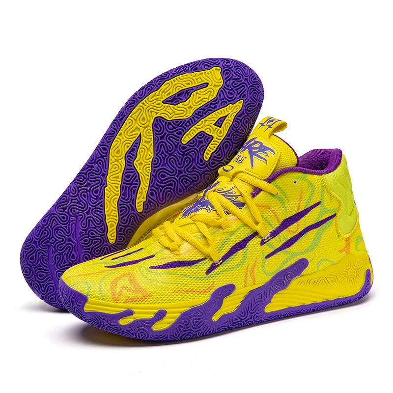 2026 Basketball Shoes for Men Cushioning Basketball Sneaker Women Kids High-top Outdoor Sport Sneakers Breathable Athletic Shoes
