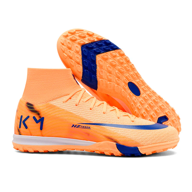 New Men Soccer Shoes Breathable Cleats Adult Outdoor Sport Football Boots Training Boys Long Spikes Non Slip Match Comfortable