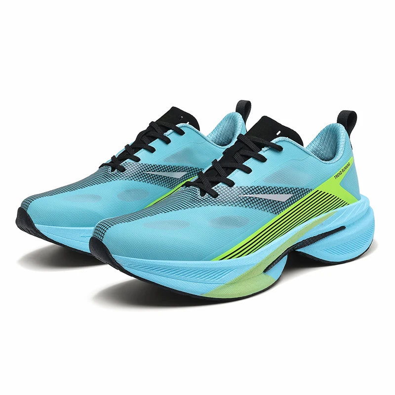 Sports Shoes for Men,Cushioning Running Sneakers,Male Marathon Racing,Walking Athletics Training Shoe Hhollow Design Outsole Hot