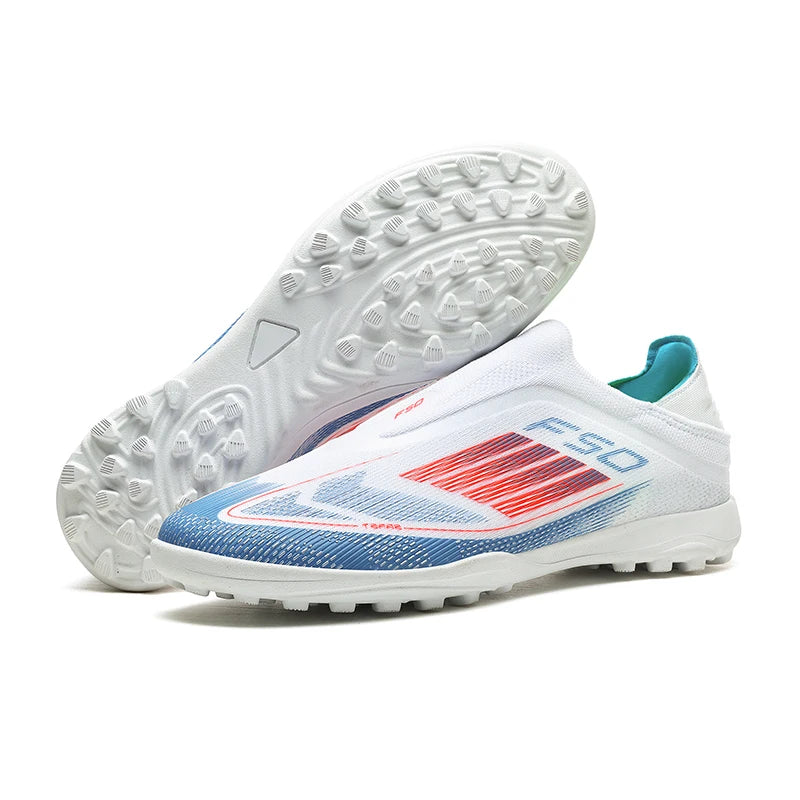 New Men Soccer Shoes Match Training Boys Breathable Adult Cleats Outdoor Sport Football Boots Non Slip Long Spikes Comfortable