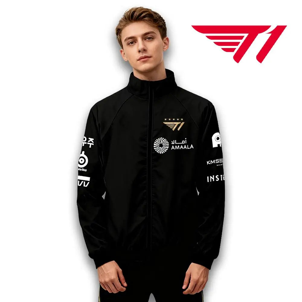 2025 World Championship T1 Team Jackets Jersey SKT Faker LCK Esports Club Training Uniform Men Women Autumn/winter Sports Jacket