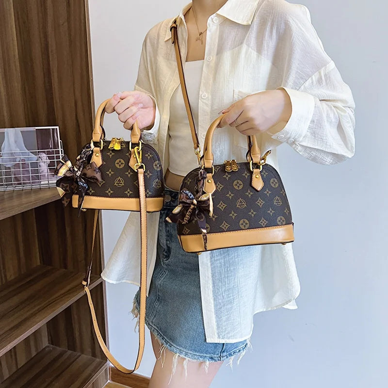 Women's Pillow Handbag Vintage Floral Large Brand Handbag Boston Style Crossbody Bag Fashionable And Stylish Bag