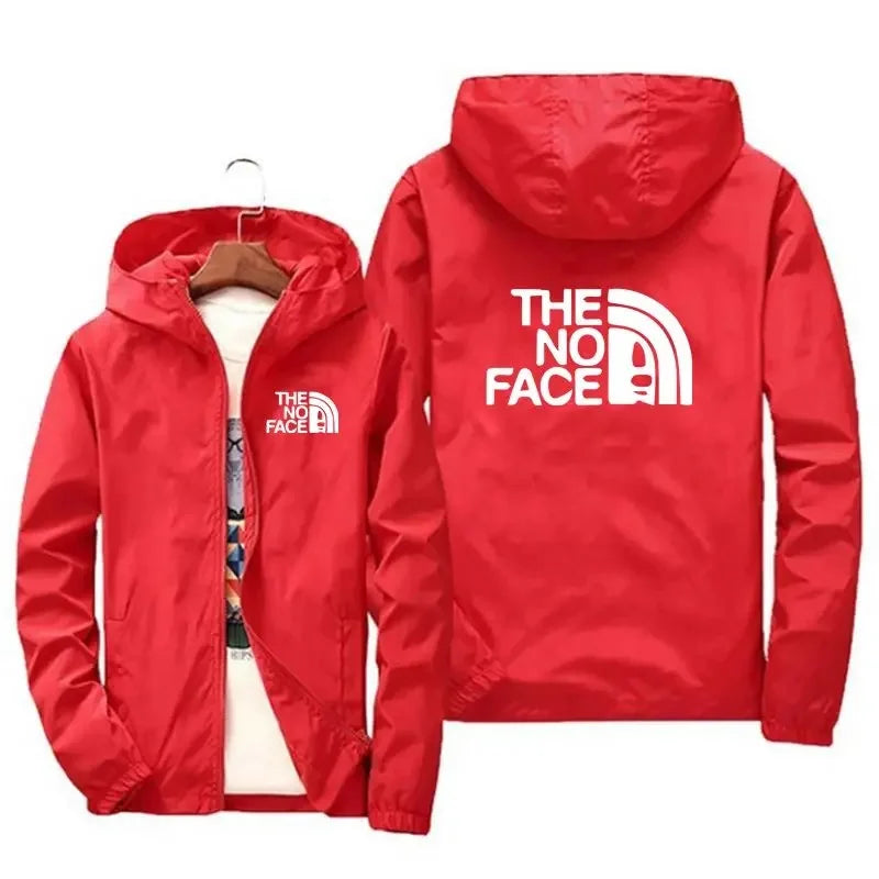 2026 new sports jacket men's spring fashion casual outdoor large size s-7XL windproof zipper hooded top