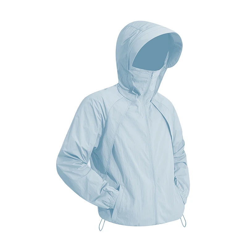 Summer Fashion Trend Sun Protection Skin Clothing Outdoor Football Training UV Protection Lightweight Breathable Couple Jacket 🇺🇸