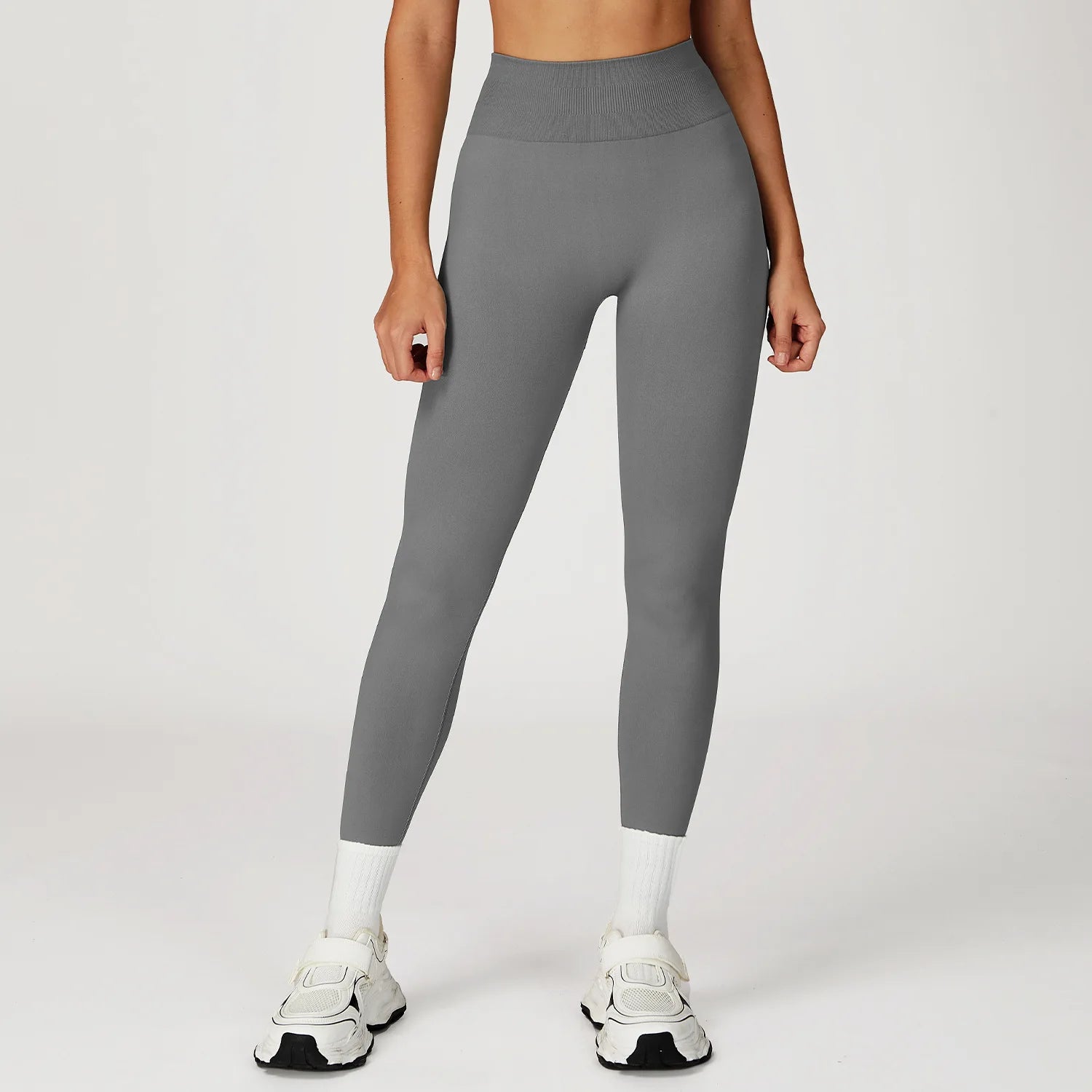 Seamless 2 Pieces Yoga Suit Sports Outfits Women Gym Set Women Tracksuit Running Workout Long Sleeve Sports Shirt Yoga Clothing