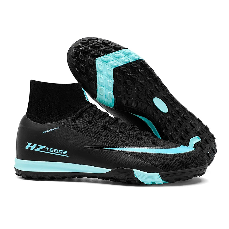New Men Soccer Shoes Breathable Cleats Adult Outdoor Sport Football Boots Training Boys Long Spikes Non Slip Match Comfortable