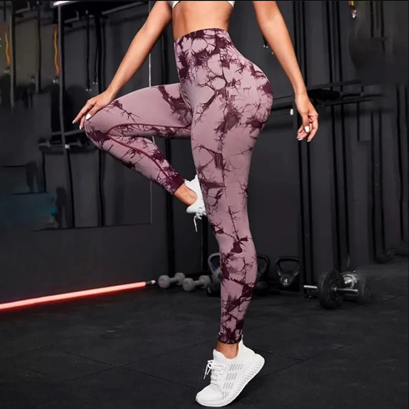 Pantalones de yoga para mujer, leggings deportivos sin costuras de cintura alta, push up, mallas de mujer, ropa de gimnasio para hacer ejercicio