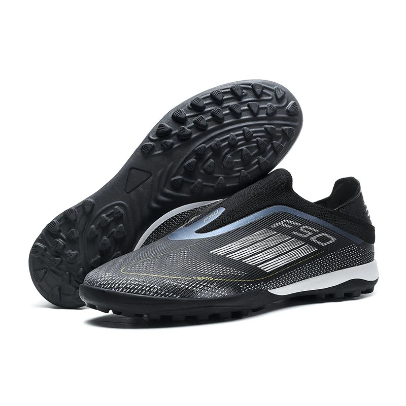 New Men Soccer Shoes Match Training Boys Breathable Adult Cleats Outdoor Sport Football Boots Non Slip Long Spikes Comfortable