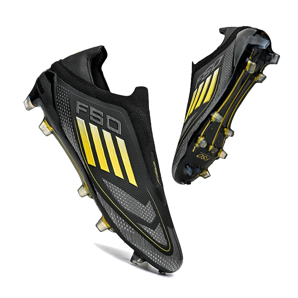 New Men Soccer Shoes Training Boys Breathable Adult Long Spikes Cleats Outdoor Sport Football Boots Non Slip Match Comfortable