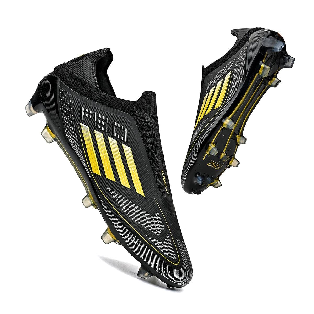 New Men Soccer Shoes Training Boys Breathable Adult Long Spikes Cleats Outdoor Sport Football Boots Non Slip Match Comfortable