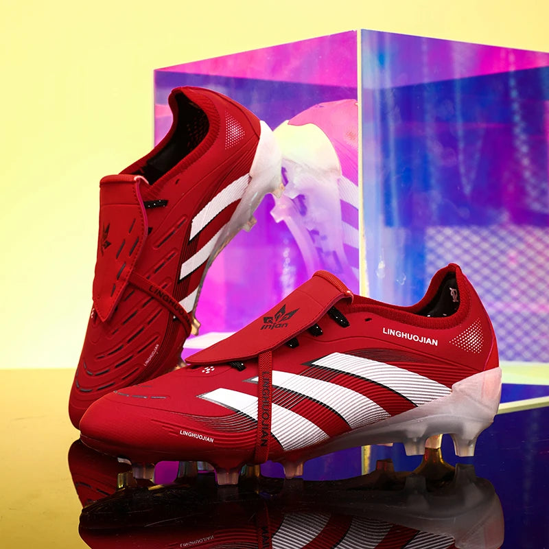 New Men Football Boots Non-Slip High-quality Soccer Shoes Grass Cleats High-top Futsal Sneakers Match Indoor Hot-selling Outdoor