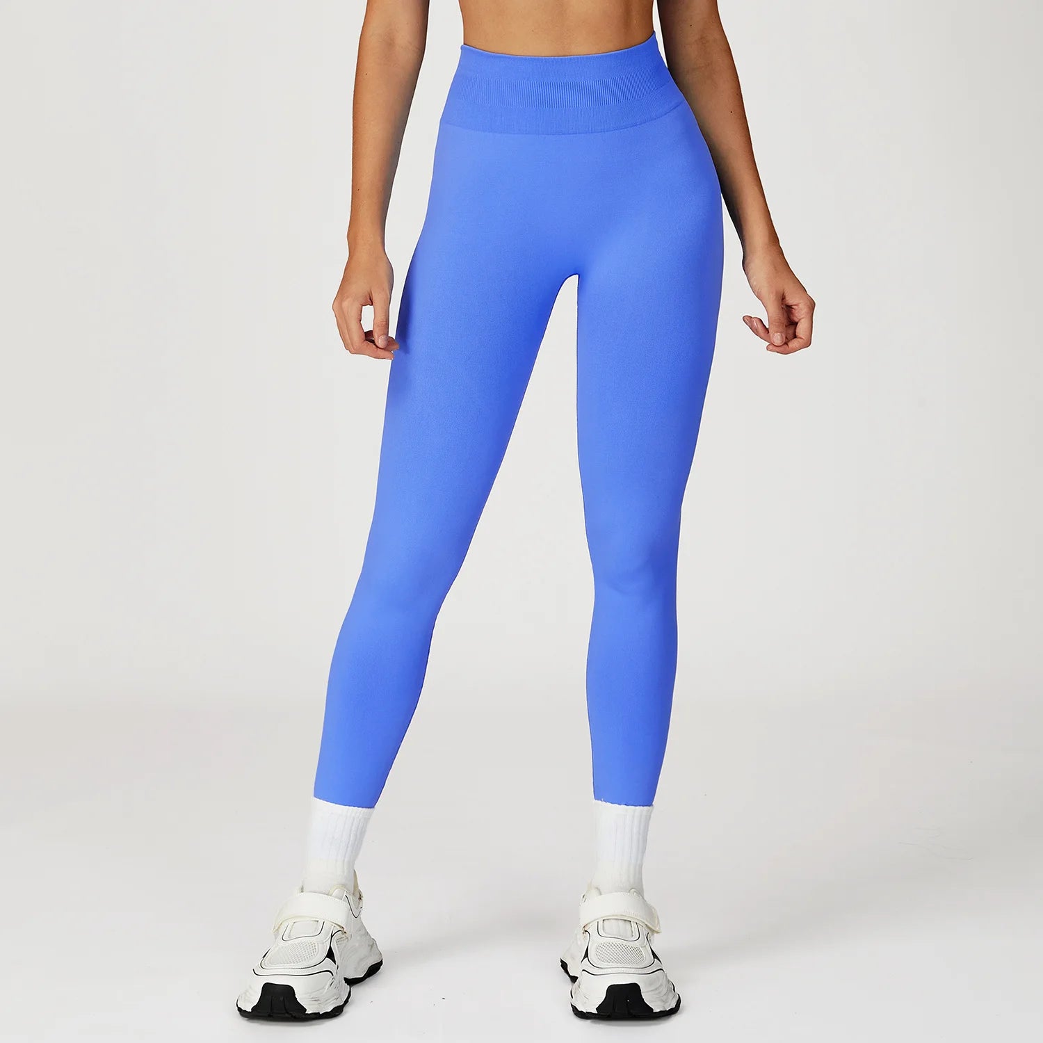Seamless 2 Pieces Yoga Suit Sports Outfits Women Gym Set Women Tracksuit Running Workout Long Sleeve Sports Shirt Yoga Clothing