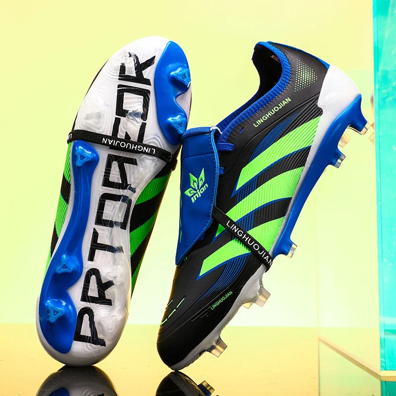 New Men Football Boots Non-Slip High-quality Soccer Shoes Grass Cleats High-top Futsal Sneakers Match Indoor Hot-selling Outdoor