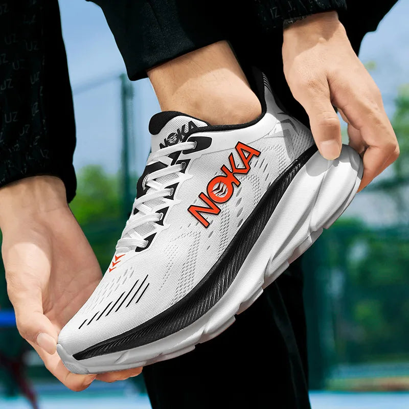 Marathon Running Shoes High Quality Men's Breathable Lightweight Couple Comfort Sports Non-slip Casual Outdoor Training Sneakers