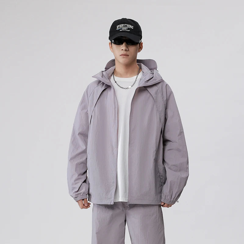 Summer Fashion Trend Sun Protection Skin Clothing Outdoor Football Training UV Protection Lightweight Breathable Couple Jacket 🇺🇸