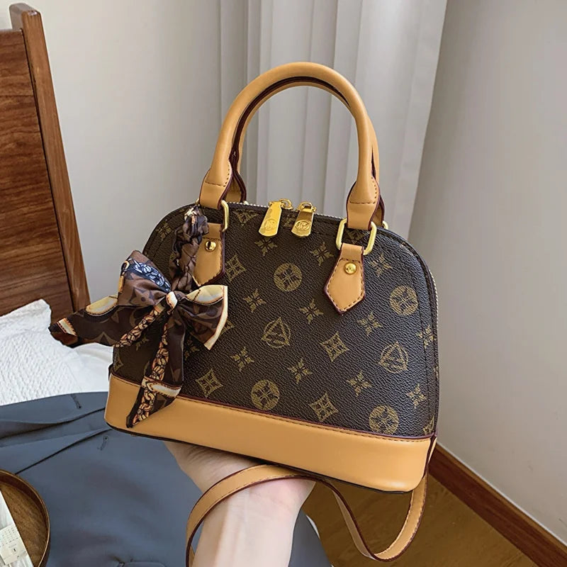 Women's Pillow Handbag Vintage Floral Large Brand Handbag Boston Style Crossbody Bag Fashionable And Stylish Bag