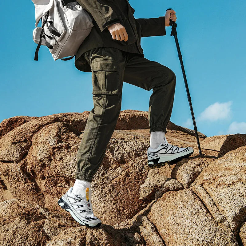 Men's Hiking Shoes Classic Hike Couple Outdoor Fashionable Resistant Cushioning Sports Shoes Women Comfortable Jogging Sneakers