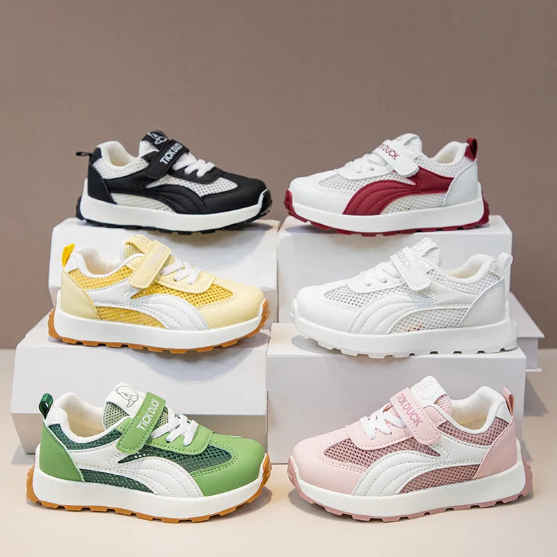 Children's Sneakers for Boy Lightweight Versatile Tennis Shoes for Girls Fashion Causal Kids School Running Basketball Shoes Hot