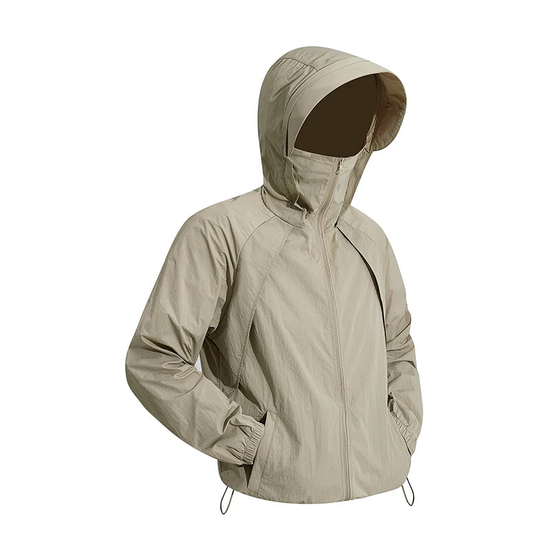 Summer Fashion Trend Sun Protection Skin Clothing Outdoor Football Training UV Protection Lightweight Breathable Couple Jacket 🇺🇸
