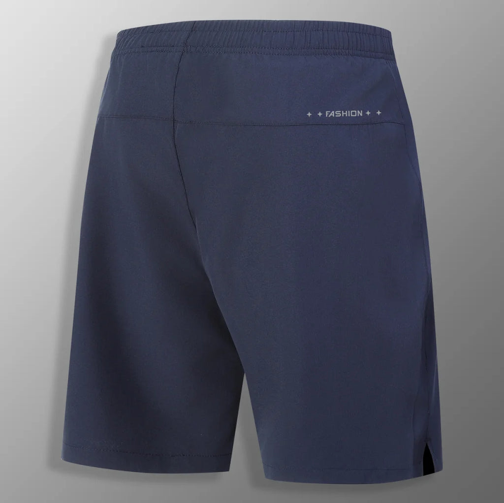Summer Men's Shorts Cool Sportswear Running Sport Shorts Casual Bottoms Gym Fitness Training Jogging Short Pants Men Black Gray