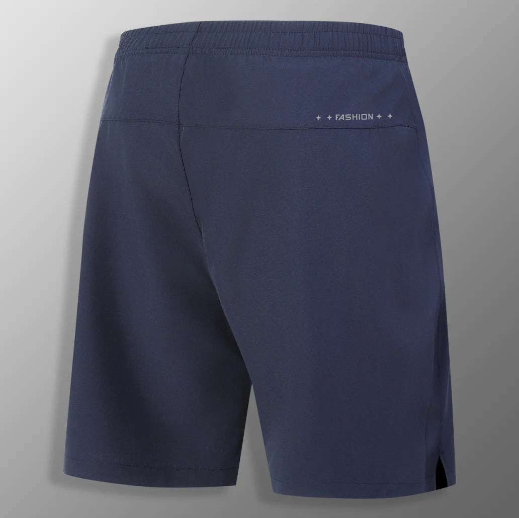 Summer Men's Shorts Cool Sportswear Running Sport Shorts Casual Bottoms Gym Fitness Training Jogging Short Pants Men Black Gray