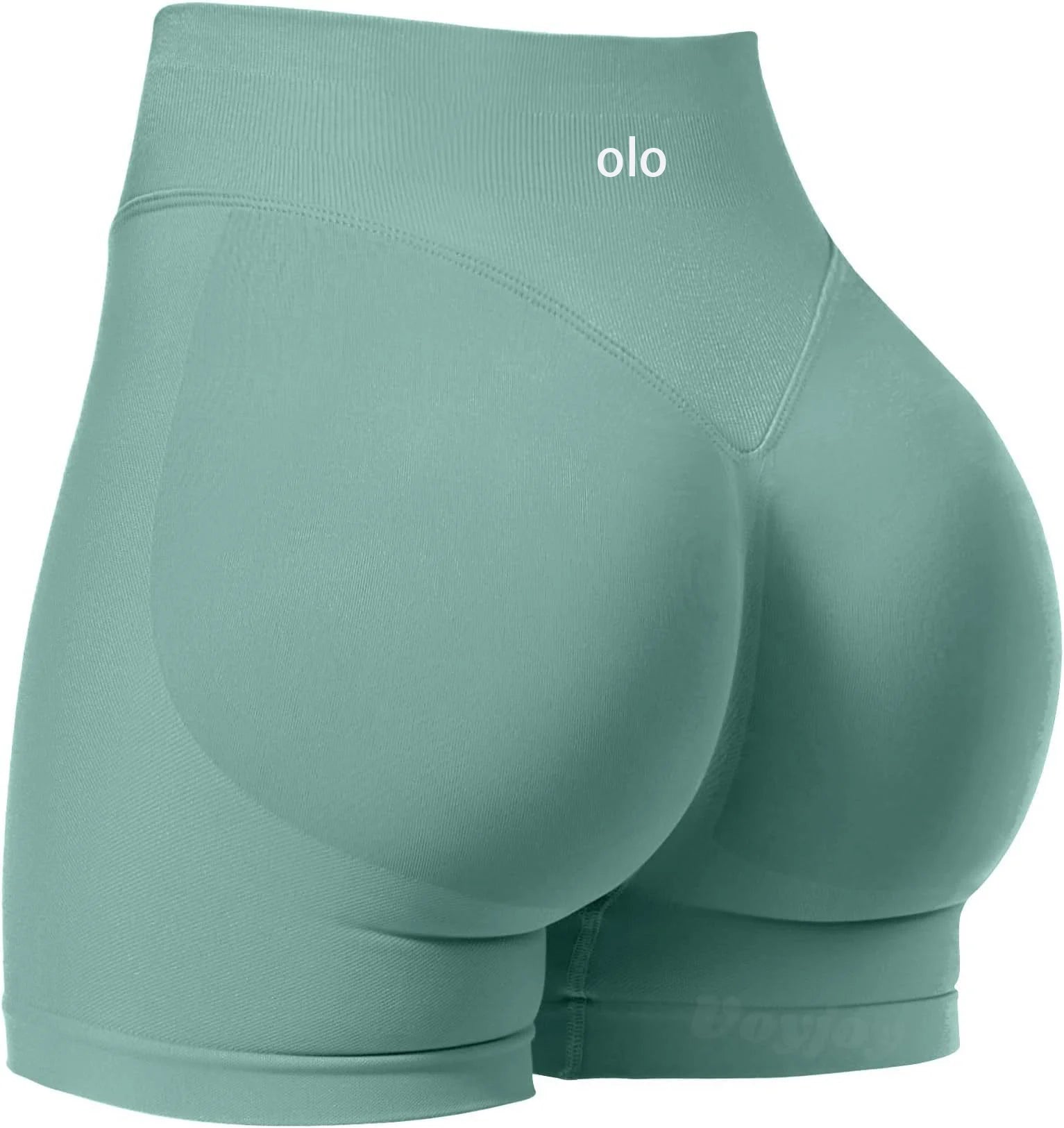 Yoga shorts luxury high waisted hip lifting quick drying sports pants high elasticity seamless women's clothing fitness shorts
