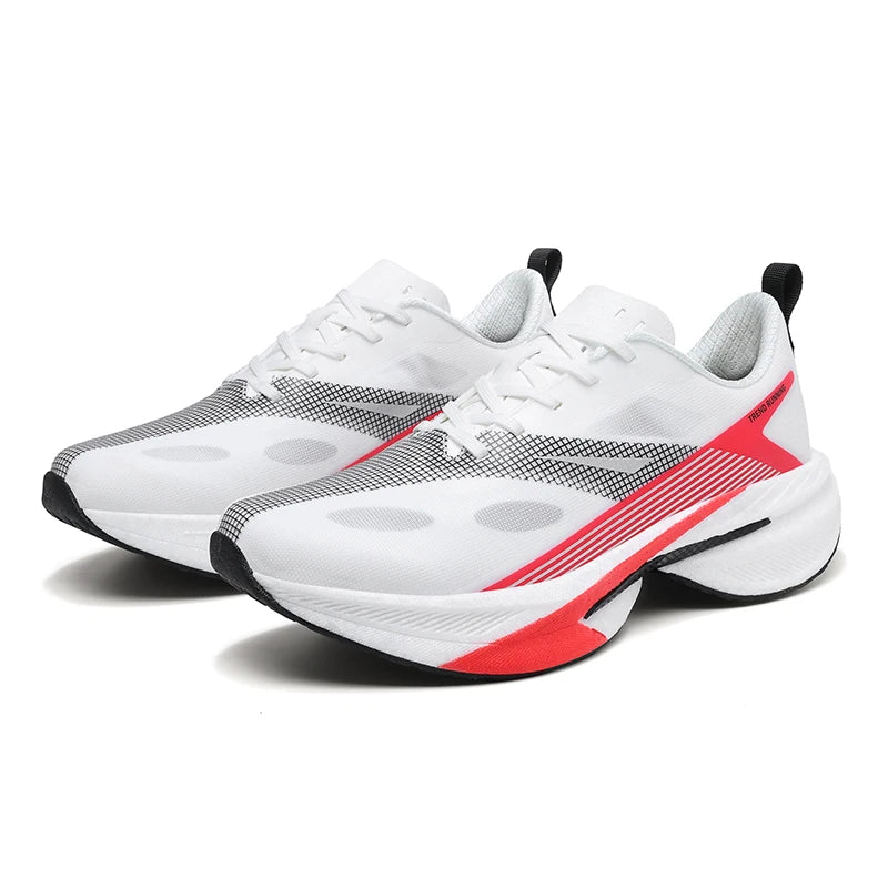 Sports Shoes for Men,Cushioning Running Sneakers,Male Marathon Racing,Walking Athletics Training Shoe Hhollow Design Outsole Hot