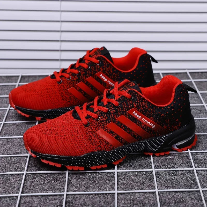2025 Hot Sale Men's Running Shoes Keep Running Breathable Mesh Sneakers Lightweight Outdoor Gym Jogging Trainers Comfort Shoes