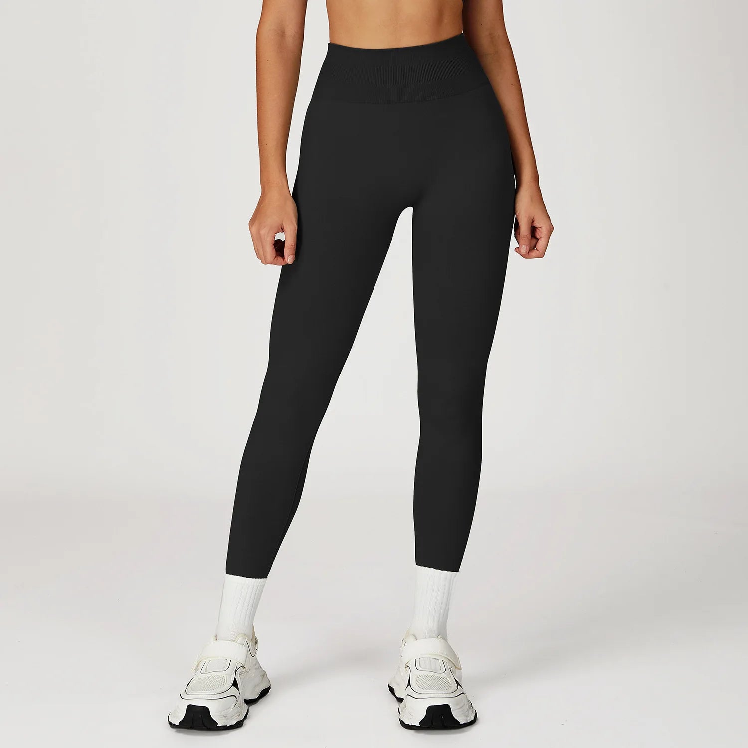 Seamless 2 Pieces Yoga Suit Sports Outfits Women Gym Set Women Tracksuit Running Workout Long Sleeve Sports Shirt Yoga Clothing