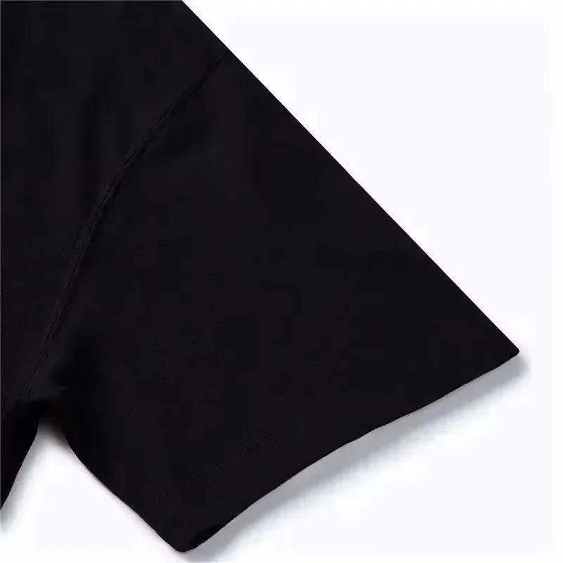 Summer fashion hit - simple printed short-sleeved T-shirt. Comfortable and breathable clothing.