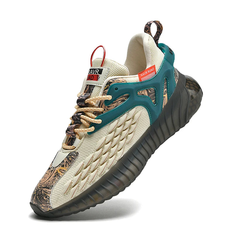 Shoes For Men Breathable Men's Sneakers Fashion Comfortable Casual Shoes Tenis Sport Running Shoes New Popcorn camouflage shoes