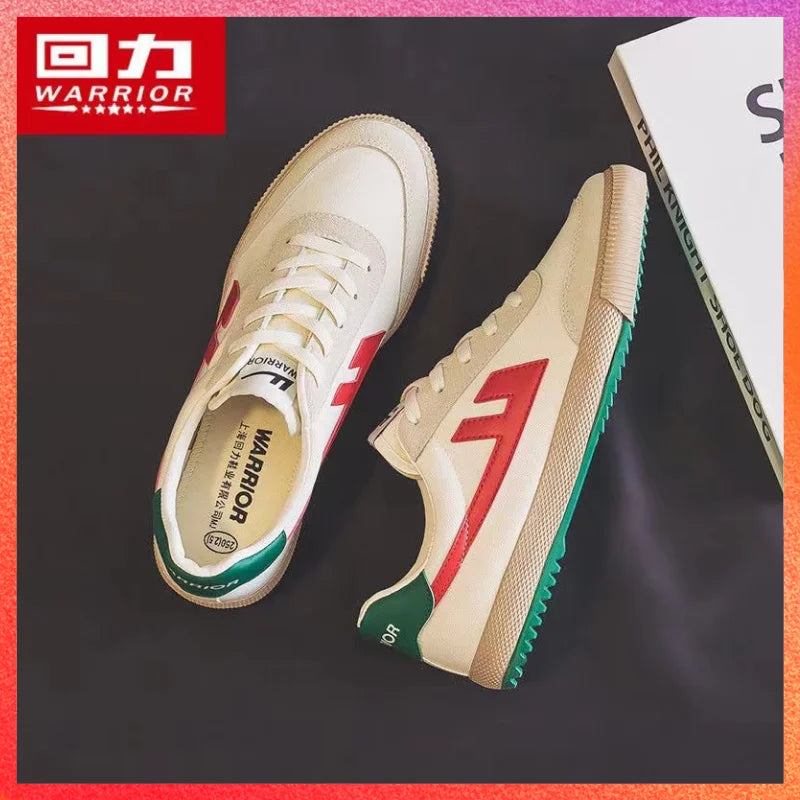 Warrior 2025 Lightweight Breathable Flats Shoes Luxury Brand Men's White Walking Sneakers Zapatos Hombre Chaussure Homme