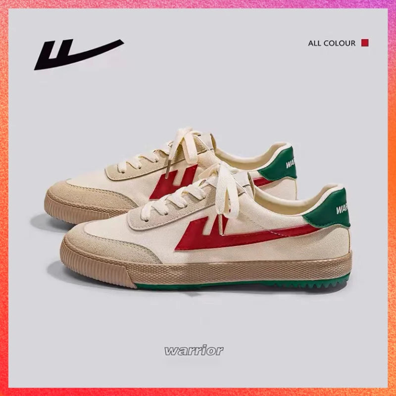 Warrior 2025 Lightweight Breathable Flats Shoes Luxury Brand Men's White Walking Sneakers Zapatos Hombre Chaussure Homme
